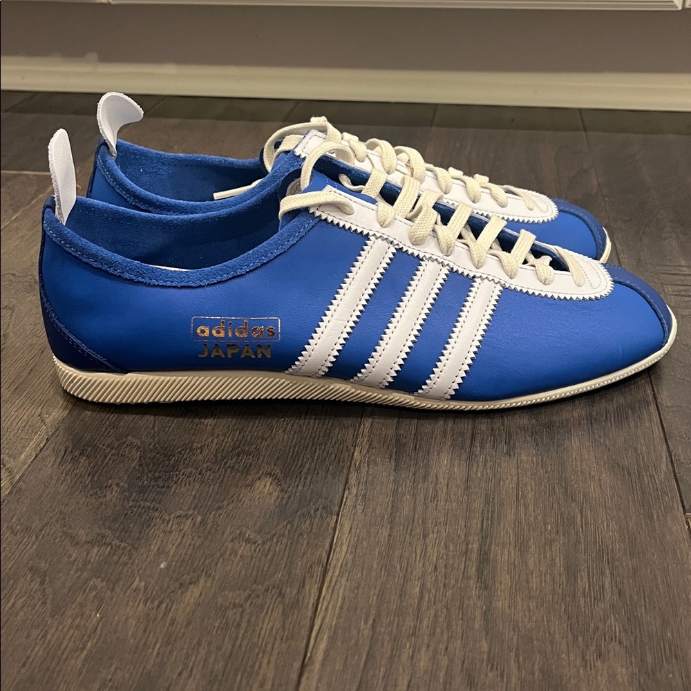 Adidas Japan Shoes Sneakers JS3773 blue white new Mens Size 10.5 - Picture 3 of 12